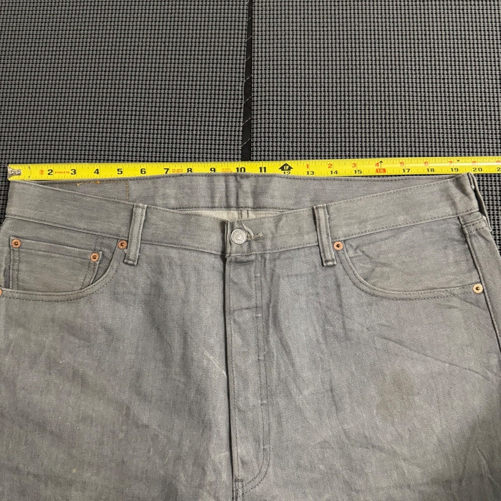 Levi's 501XX 6-Button VTG Fly‎ Jeans Gray Mens 38x32 - Picture 4 of 16